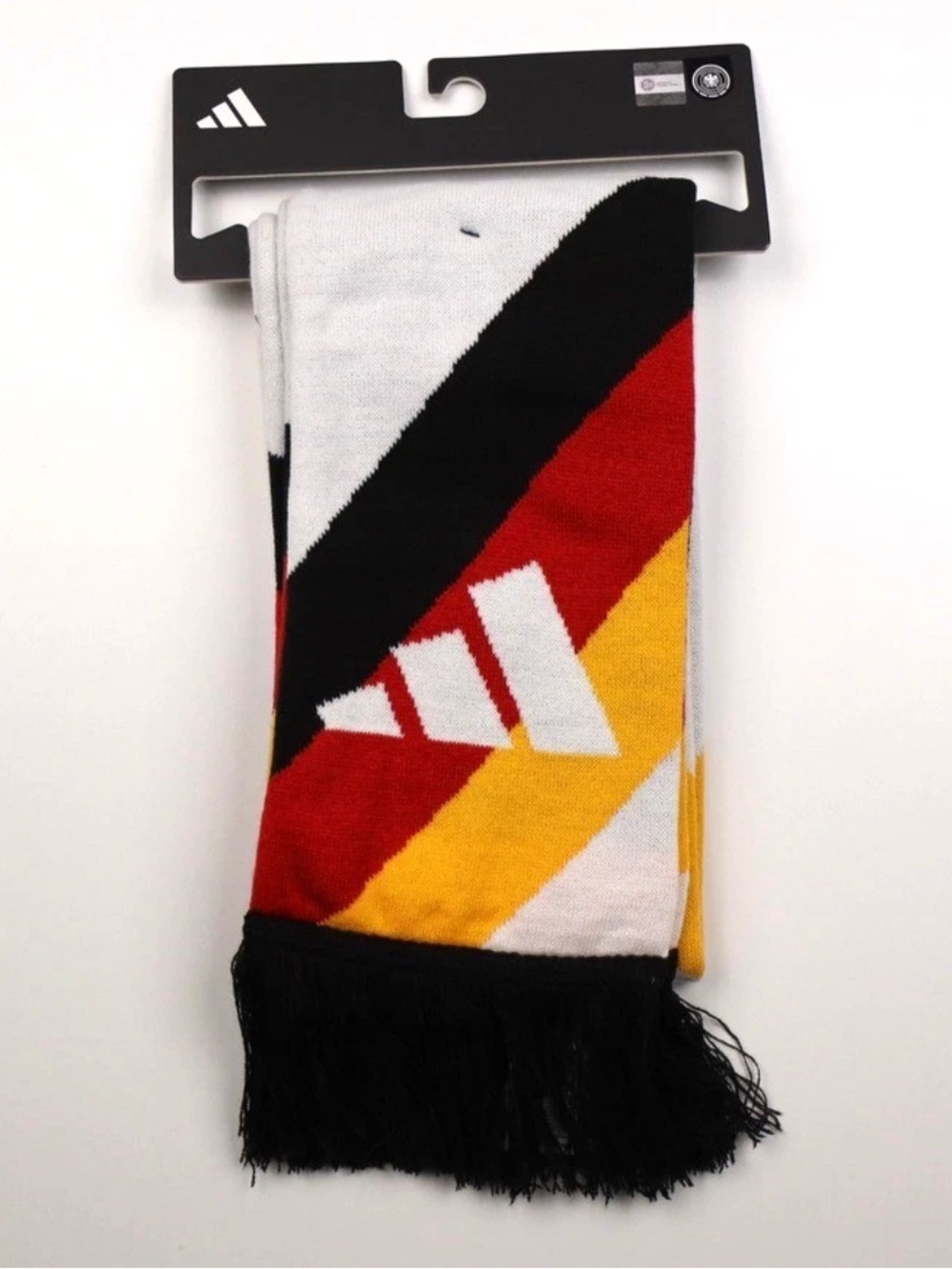 Adidas DFB Germany 2026 Soccer Scarf World Cup 26 KC6688 white black red yellow